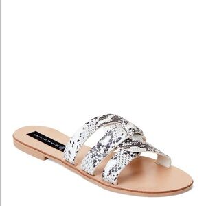 Steven by Steve Madden Grimes Snake Print Sandals